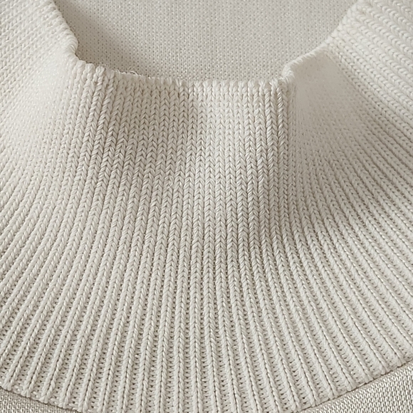 3.1 Phillip Lim Classic Cream "Cable Knit" Sleeveless Mini Dress Size Small - Picture 13 of 15